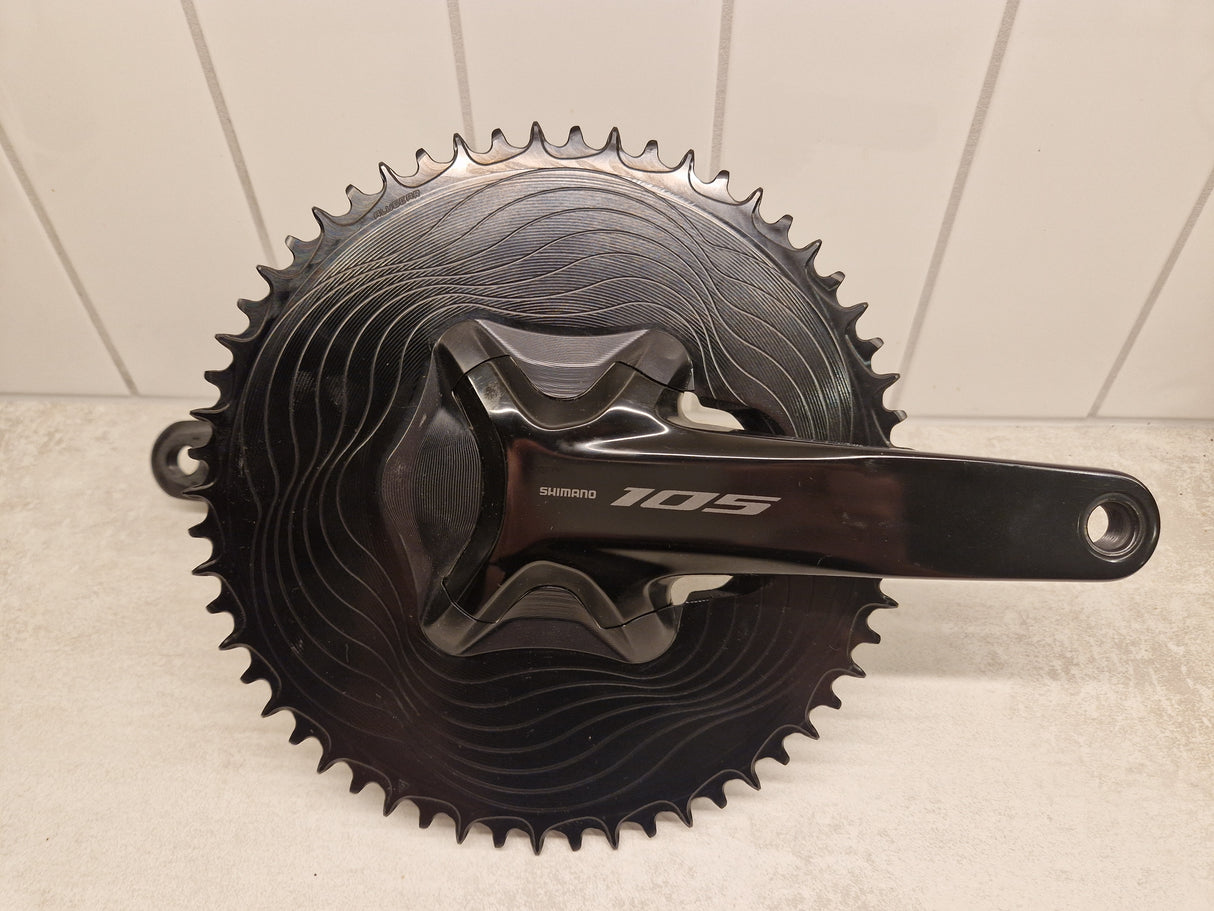 Shimano R7100 Chainset with 1x Alugear Chainring (58T) 170mm