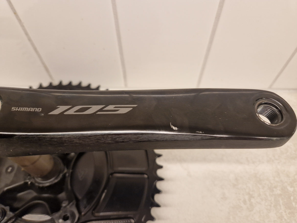 Shimano R7100 Chainset with 1x Alugear Chainring (58T) 170mm