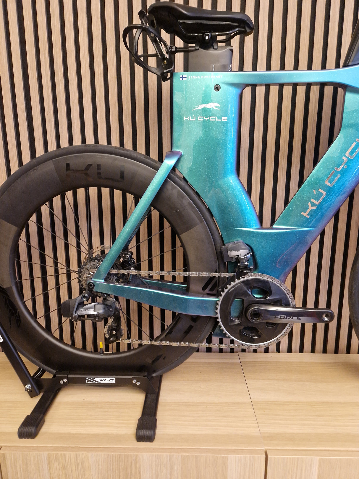 Kú TF1 Triathlon Bicycle - SRAM Force AXS - Kú 60/80mm Wheelset (Used)