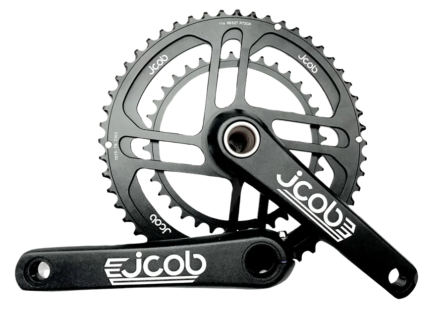 JCOB Alloy 24mm Short Crankset - 155mm (52/36T)