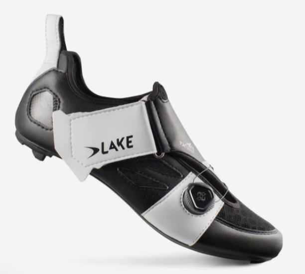 Lake TX322 Air Cycling Shoes (Black/White, Size 42)