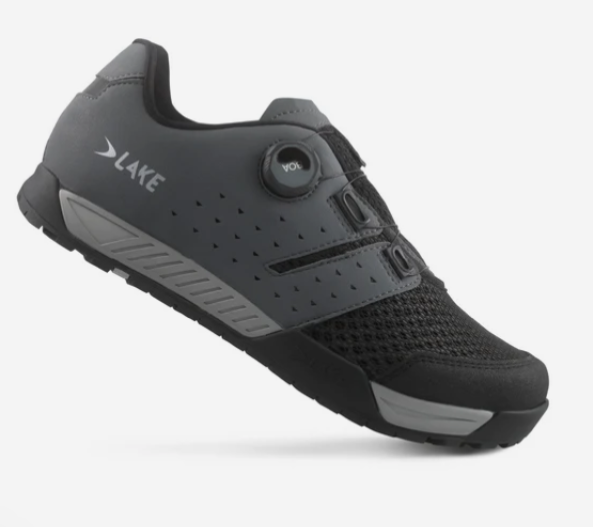 Lake MX201 Cycling Shoes (Grey/Black, Size 45.5)