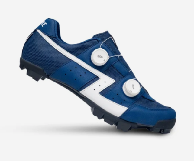 Lake MX30G Cycling Shoes (Mesh-Blue/White, Size 36)
