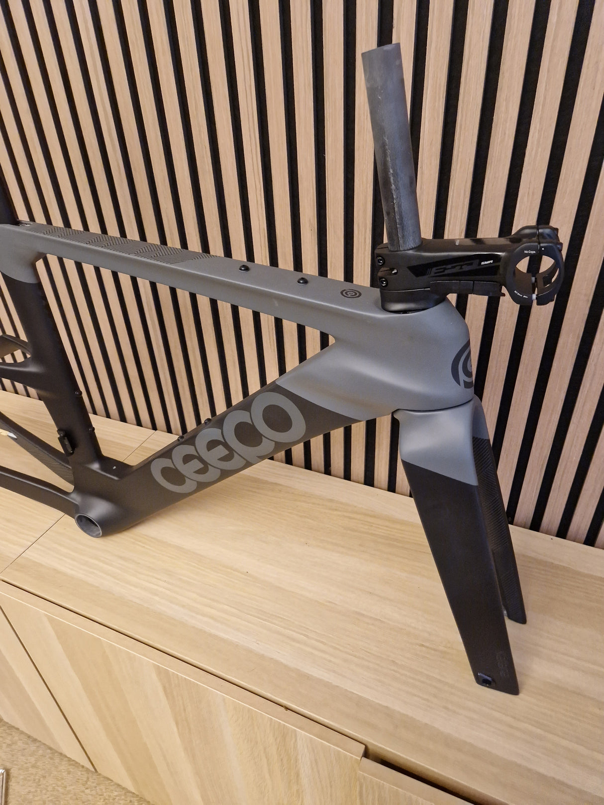 Ceepo Katana 5.0 Frameset - Midnight Stealth - Medium