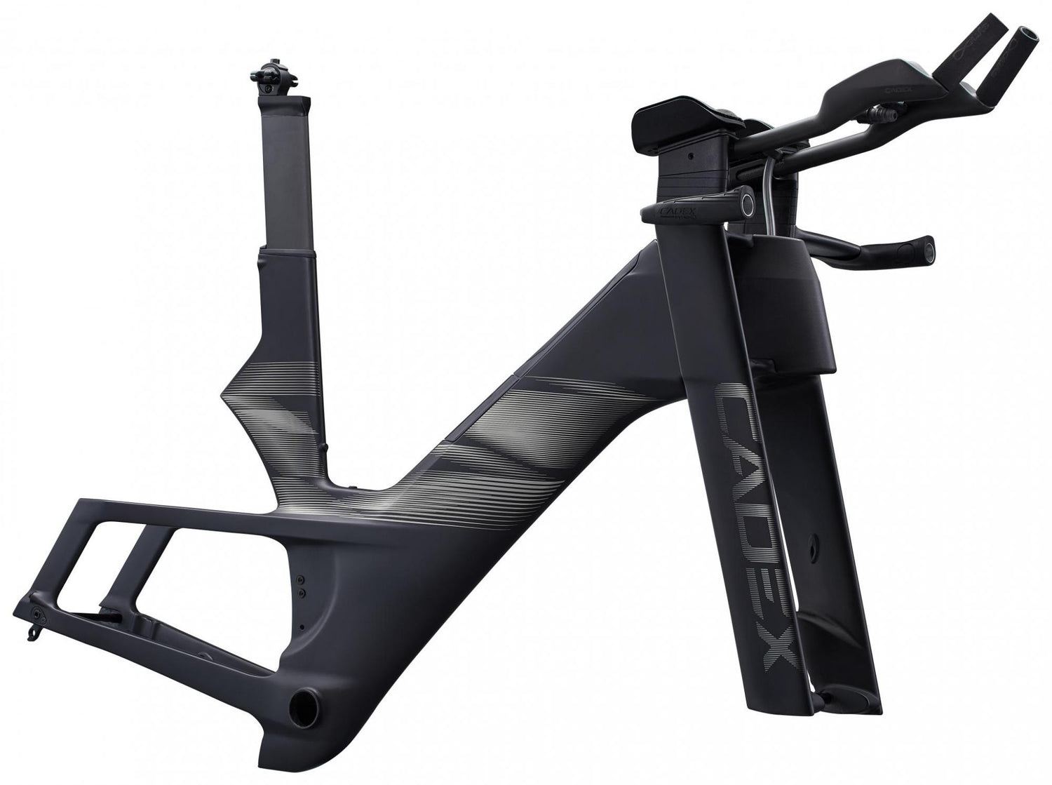CADEX Tri Frameset - Silver Rush - Medium