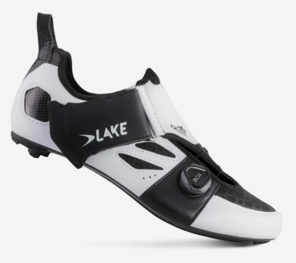 Lake TX322 Air Cycling Shoes (White/Black, Size 43)