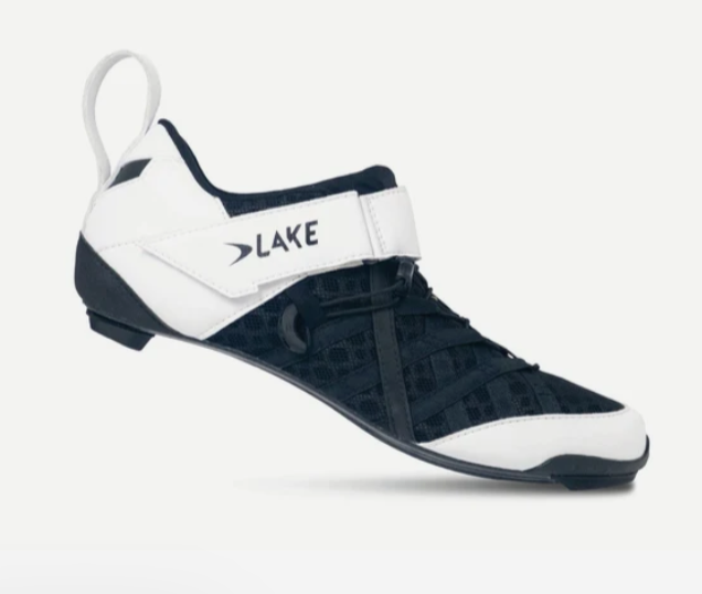 Lake TX224 Cycling Shoes (White/Black, Size 45)