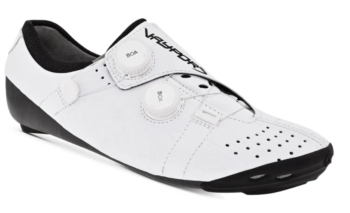 Bont Vaypor S LI2 Cycling Shoes (White, Size 42.5)